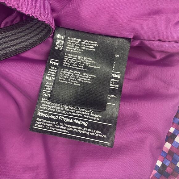 Burton Jacket Girls Medium Purple winter Snowboard Ski Full Zip Hooded Outdoors - Picture 10 of 11